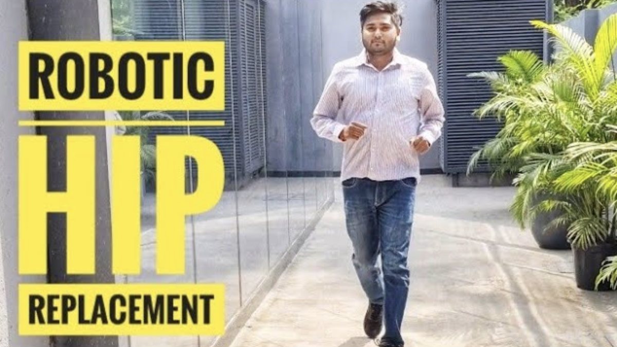 Robotic hip replacement patient recovery