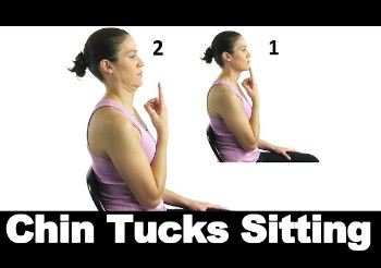 Chin Tucks Sitting